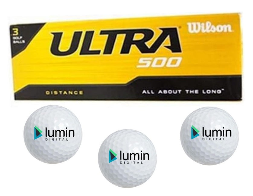 Wilson Ultra 500 Golf Ball - 3 Pack