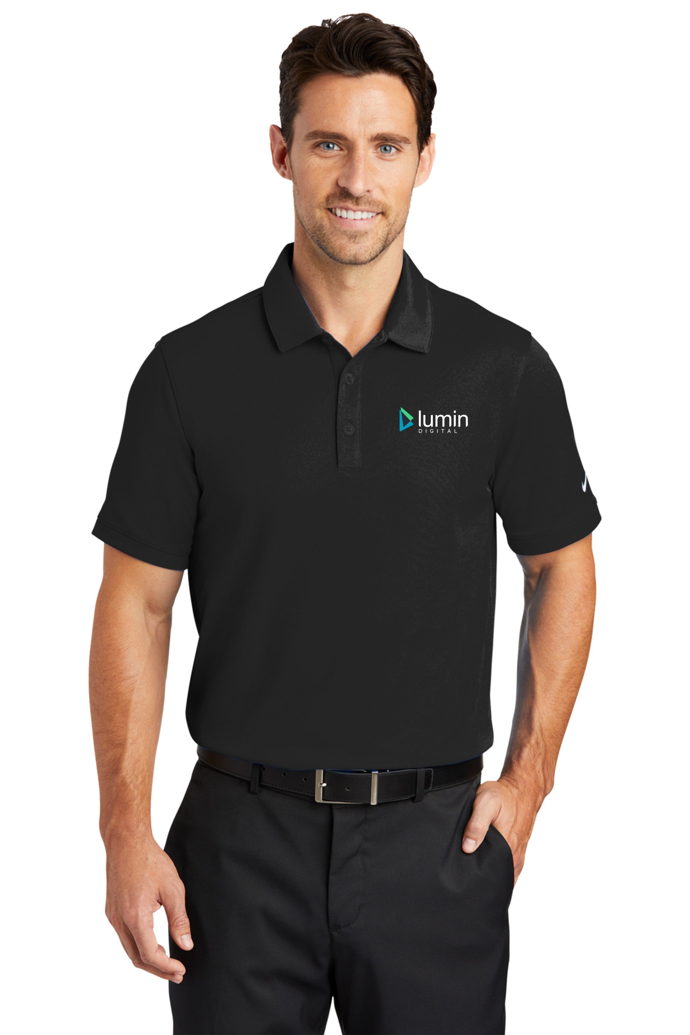 Men's Nike Dri-FIT Solid Icon Pique Modern Fit Polo