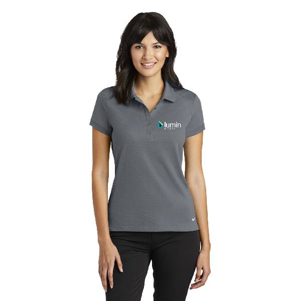 Ladies Nike Dri-FIT Solid Icon Pique Modern Fit Polo